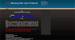 Desktop Screenshot of bdsbowlingballcareproducts.com